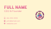 Flamingo Smoothies Drink Business Card