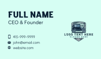 Car Restoration Garage Business Card Design