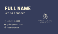 Monoline Beach Aquarium Business Card Image Preview