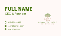 Gardening Plant Harvest Business Card Design