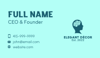 Brain Puzzle Psychology Business Card