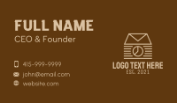 Mail Clock House Business Card