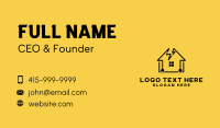 House Lightning Plug Business Card Design