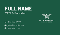 Bird Wings Emblem Business Card