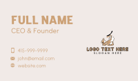 Dog Pet Grooming Business Card