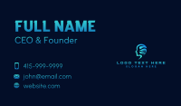 Mental Health Head Leaf Business Card