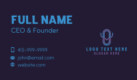 Business Tech Letter OV Business Card