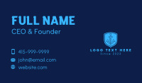 Blue Anchor Emblem  Business Card