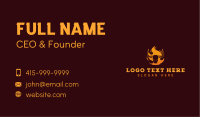 Flame Buffalo Steakhouse Business Card