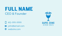 Beach Coconut Kombucha Business Card