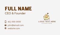 Coffee Bean Mail Business Card