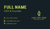 Programming Tech Letter S Business Card