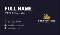 Building Real Estate Contractor Business Card