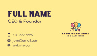 Balloon Party Event  Business Card