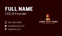 Spartan Shield Helmet Business Card