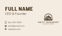 Farm Truck Transport Business Card Image Preview