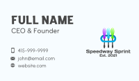 Multicolor Screwdriver Business Card