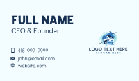 Home Sanitation Pressure Wash Business Card