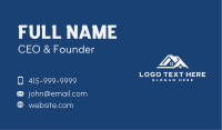 Construction Property Roofing Business Card