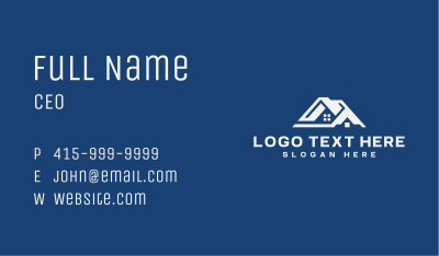Construction Property Roofing Business Card Image Preview