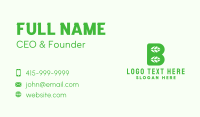 Tea Leaves Business Card example 2