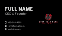 Female Cyborg Soldier Business Card