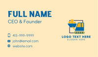 Heavy Machinery Business Card example 3