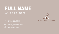 Canine Dog Breeder Business Card