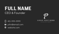 Grayscale Business Card example 2