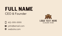 Medieval Castle Gateway  Business Card