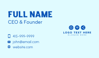 Digital Tech Wordmark Business Card