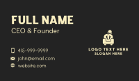 Golden Gentleman Couch  Business Card