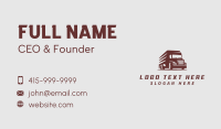 Truck Driver Transport Business Card