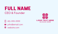 Four Leaf Business Card example 1