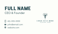 Organic Woman Tree Business Card