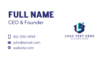 Modern House Letter L Business Card Design