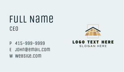 Home Flooring Tiles Business Card