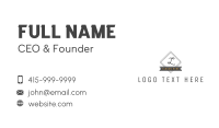 Vintage Diamond Lettermark Business Card Design