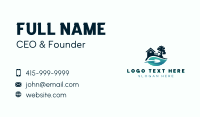 Garden Shovel Landscaping Business Card Design