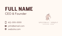 Woman Princess Tiara Business Card