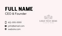 Confectionery Flower Cupcake Business Card