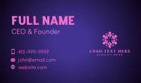 Violet Indian Spa Business Card