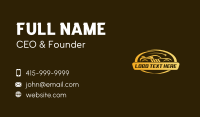 Fast Car Detailing  Business Card Design