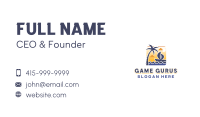 Tropical Sea Boat Business Card