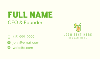 Healthy Juice Beverage  Business Card Design