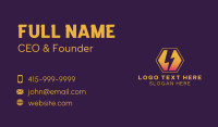 Energy Drink Business Card example 2