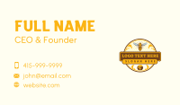 Honey Bee Honeycomb Business Card