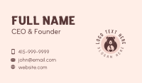 Cup Bear Cafe Business Card Design