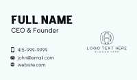 O & H Monogram Business Card