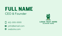 Leprechaun Clover Hat  Business Card